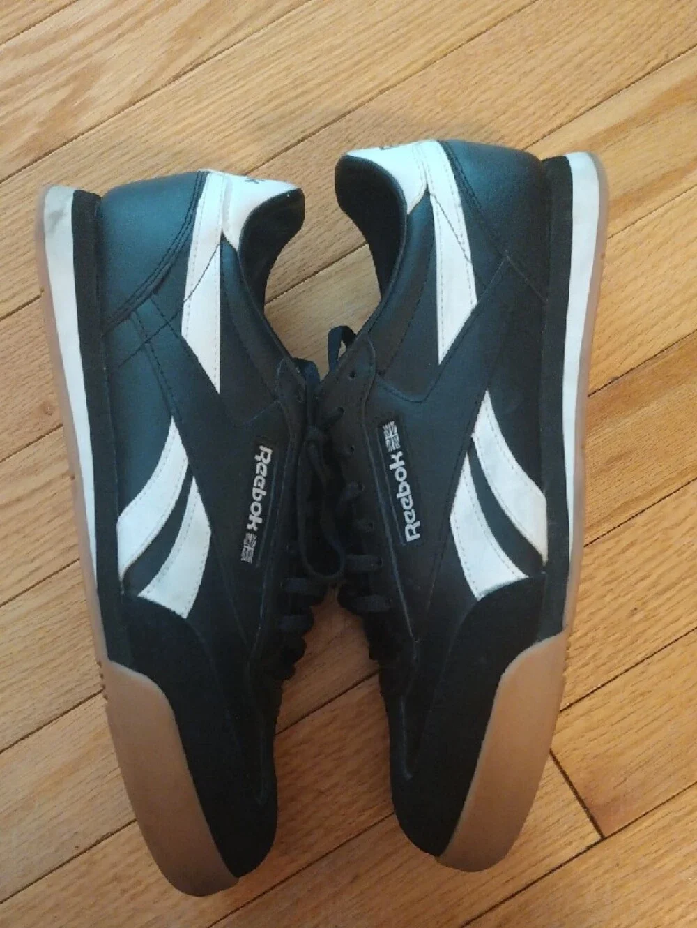 Reebok Campio XT Black and White Men's Athletic Sneakers